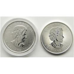 TWO (2) QUEEN ELIZABETH AUSTRALIA FINE SILVER