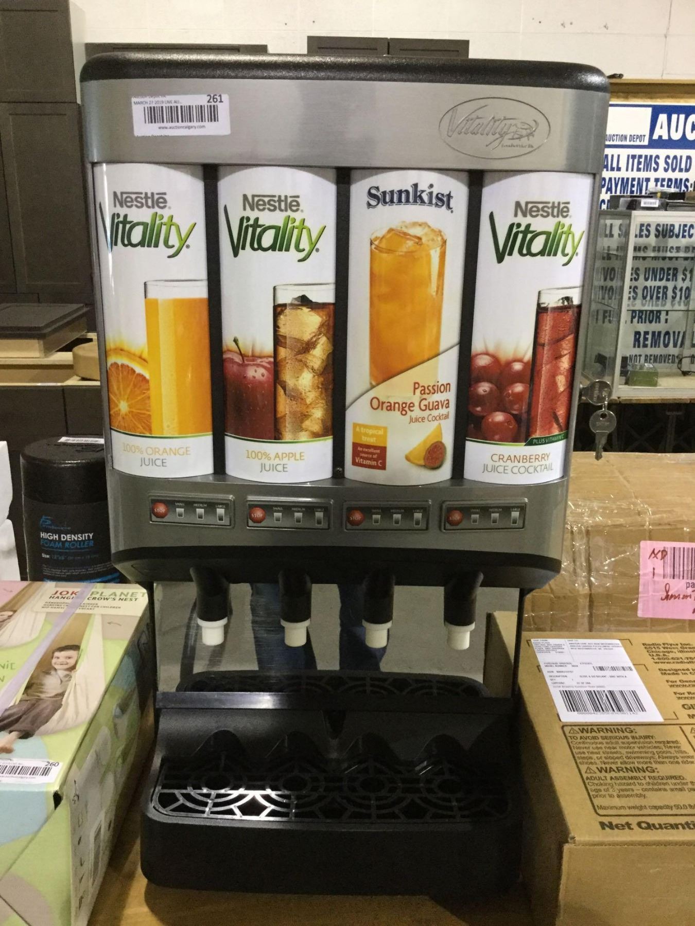 Vitality Express Extra Pc3 Commercial Beverage Cooler Concentrate Dispenser