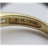 Image 3 : 14K GOLD CZ LARGE CNTR STONE IMPERIAL DESIGN LADIE