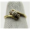 Image 1 : 10K GOLD AND DIAMOND LADIES RING