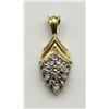 Image 1 : 10K GOLD AND DIAMOND PENDANT