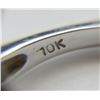 Image 2 : 10K WHITE GOLD "MOM" RING W/ DIAMONDS