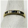 Image 2 : 14K GOLD BLUE SAPHIRE AND DIAMONDS LADIES RING
