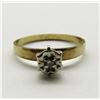 Image 2 : 10K GOLD VINTAGE DIAMOND RING