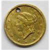 Image 1 : 1851 $1 LIBERTY GOLD COIN