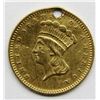 Image 1 : 1865 $1 LIBERTY GOLD COIN