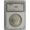 Image 1 : 1887-S PCI AU58 MORGAN SILVER DOLLAR