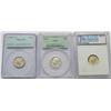 Image 1 : 3-Mercury Dimes; '51 PCGS PR66, '41-D PCGS MS64FB