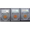 Image 2 : 3- PCGS Wheat Cent Pennies