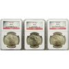 Image 1 : 3-NGC PEACE DOLLARS; 1922 MS63,