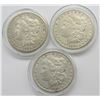 Image 1 : 3-VG/F MORGAN DOLLARS: 1881,  1897-O,