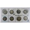 Image 1 : 8- BARBER HALF DOLLAR LOT
