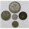 Image 1 : 5-MEXICO SILVER COINS: