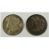 Image 1 : 2-1890 MORGAN DOLLARS XF/AU VG TONED