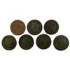 Image 1 : (7) LARGE CENTS:  PARTIAL DATES/NO DATES