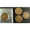 Image 1 : 1866, '67, '68, '69 TWO CENT PIECES