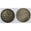 Image 1 : 1888 AU AND 1902 FINE MORGAN DOLLARS