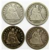 Image 1 : 4-SEATED QTRS, 1847, 1856, 1874, 1876