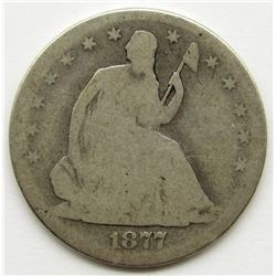 1877-S SEATED HALF DOLLAR AG/G