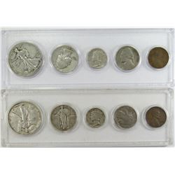 1941-S Year Set & 5 Coin Type Set