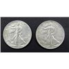 Image 1 : 1936 & 1939 WALKING LIBERTY HALF DOLLARS AU/BU