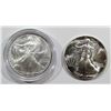 Image 1 : 2003 & 1986 AMERICAN SILVER EAGLES