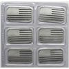 Image 1 : 6- AMERICAN FLAG 1 OZ .999