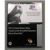 Image 1 : 2 U.S. SILVER PROOF QUARTERS SETS- 2007 & 2012