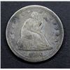 Image 1 : 1876 SEATED QUARTER- FINE+