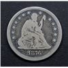 Image 1 : 1876-CC SEATED QUARTER- VG/FINE