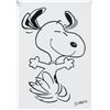 Image 1 : Charles Schulz US Pop Ink on Paper Sketch Snoopy