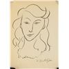 Image 1 : Henri Matisse French Charcoal on Paper Signed