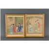 Image 2 : Pair Chinese Watercolor on Silk with Frame