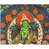 Image 3 : Print Tangka of Green Tara on Canvas