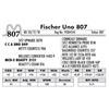 Image 1 : 807 - Fischer Uno 807