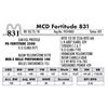 Image 1 : 831 - MCD Fortitude 831