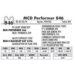 846 - MCD Performer 846