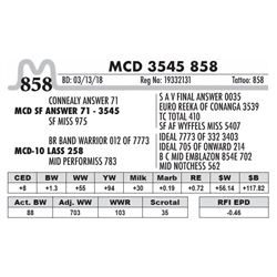 858 - MCD 3545 858