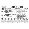 Image 1 : 858 - MCD 3545 858