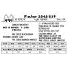 Image 1 : 859 - Fischer 3545 859