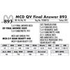 Image 1 : 893 - MCD QV Final Answer 893