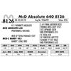 Image 1 : 8126 - McD Absolute 640 8126