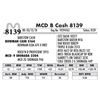 Image 1 : 8139 - MCD B Cash 8139