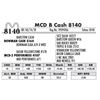 Image 1 : 8140 - MCD B Cash 8140