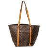 Image 1 : Louis Vuitton Monogram Canvas Leather Sac Shopping Tote Bag