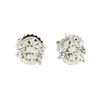Image 1 : 2.02 ctw Diamond Earrings - 14KT White Gold