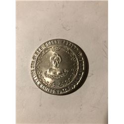 Red Dolly Metal Casino 1 Dollar Coin BlackHawk Colorado