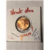 Image 1 : 1995 Rare RED Error Lincoln Penny STRUCK THRU Greese from Machine still