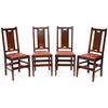 Image 1 : Gustav Stickley chairs,#308, set of four
