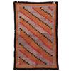 Image 1 : Navajo rug, c.1940s, diagonal geometric